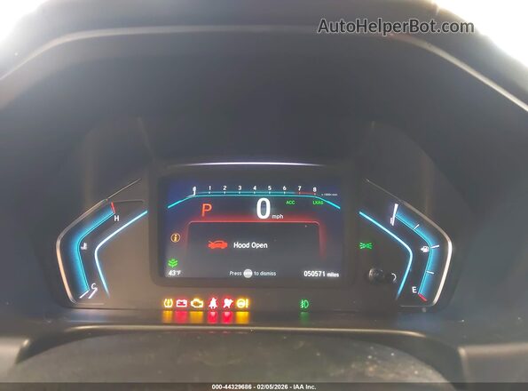 5FNRL6H72KB049188 2019 HONDA ODYSSEY Белый Вид задних сидений