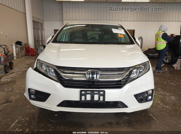 5FNRL6H72KB049188 2019 HONDA ODYSSEY Белый Вид щитка приборов