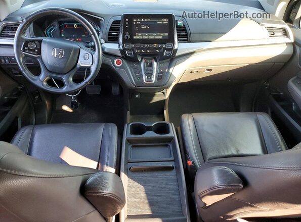 5FNRL6H72KB124715 2019 HONDA ODYSSEY Black Widok deski rozdzielczej