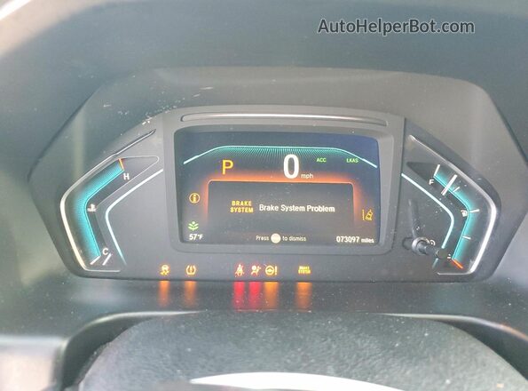 5FNRL6H72KB124715 2019 HONDA ODYSSEY Black Widok zestawu wskaźników
