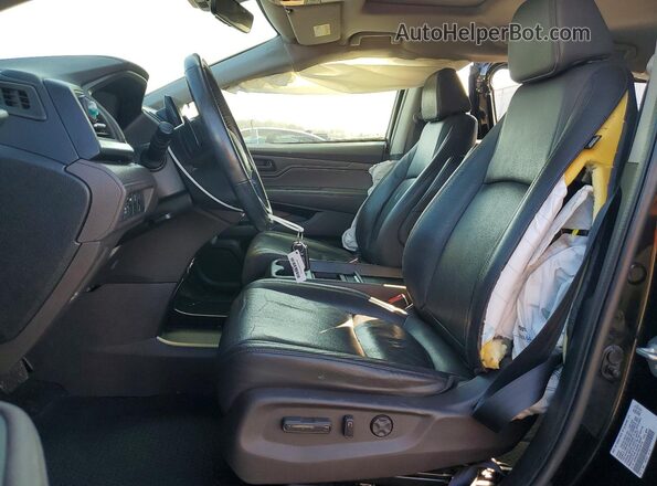 5FNRL6H72KB124715 2019 HONDA ODYSSEY Black Widok wnętrza z przodu