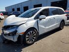 2022 Honda Odyssey Exl White vin: 5FNRL6H72NB034436