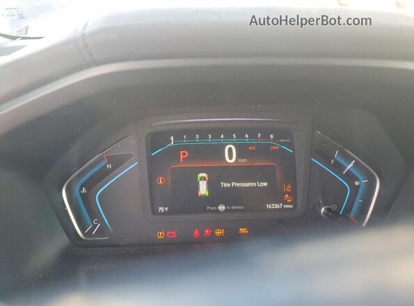 5FNRL6H73KB074388 2019 HONDA ODYSSEY Blue Widok zestawu wskaźników