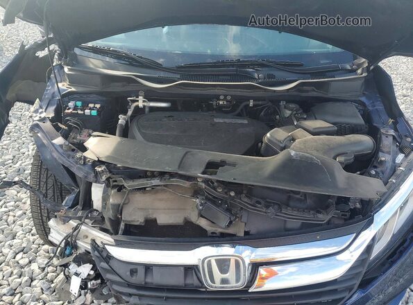 5FNRL6H73KB074388 2019 HONDA ODYSSEY Blue Widok komory silnika