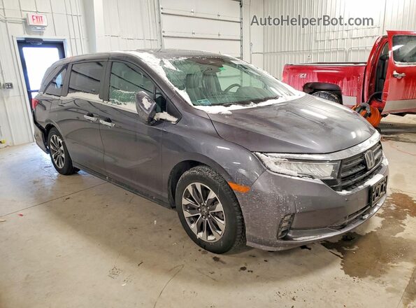 5FNRL6H73NB034073 2022 HONDA ODYSSEY Серебряный Передняя правая четверть