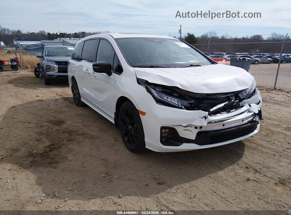 5FNRL6H75SB075509 2025 HONDA ODYSSEY Белый Передняя правая четверть
