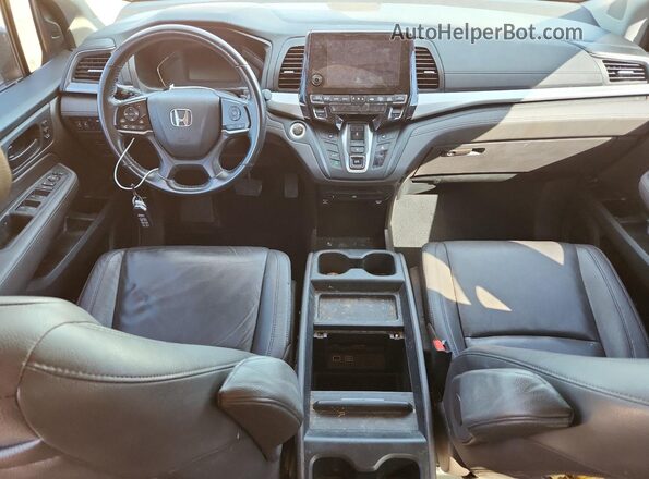 5FNRL6H76KB009731 2019 HONDA ODYSSEY Gray Առջևի վահանակի տեսք