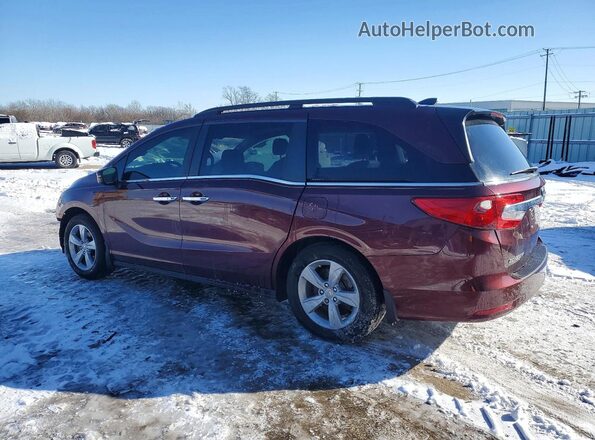 5FNRL6H77KB039224 2019 HONDA ODYSSEY Burgundy Tył lewy