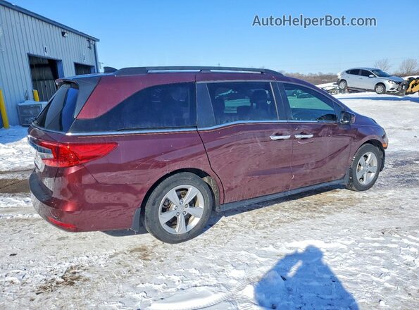 5FNRL6H77KB039224 2019 HONDA ODYSSEY Burgundy Tył prawy