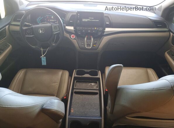 5FNRL6H77KB039224 2019 HONDA ODYSSEY Burgundy Widok deski rozdzielczej
