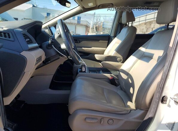 5FNRL6H77KB122037 2019 HONDA ODYSSEY White წინა სალონის ხედი