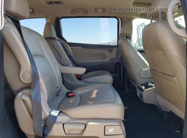 5FNRL6H77KB122037 2019 HONDA ODYSSEY White უკანა სალონის ხედი