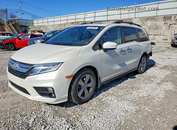 5FNRL6H77KB122037 2019 HONDA ODYSSEY White წინა მარცხენა ხედი სამი მეოთხედიდან
