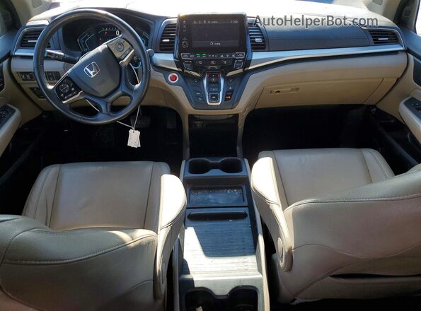 5FNRL6H77KB122037 2019 HONDA ODYSSEY White წინა პანელის ხედი