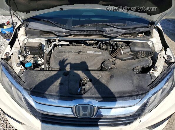 5FNRL6H77KB122037 2019 HONDA ODYSSEY White ძრავის განყოფილების ხედი