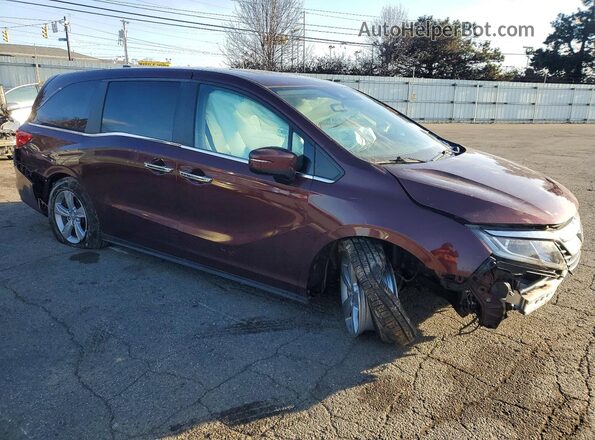5FNRL6H77KB138299 2019 HONDA ODYSSEY Burgundy Delantero derecho