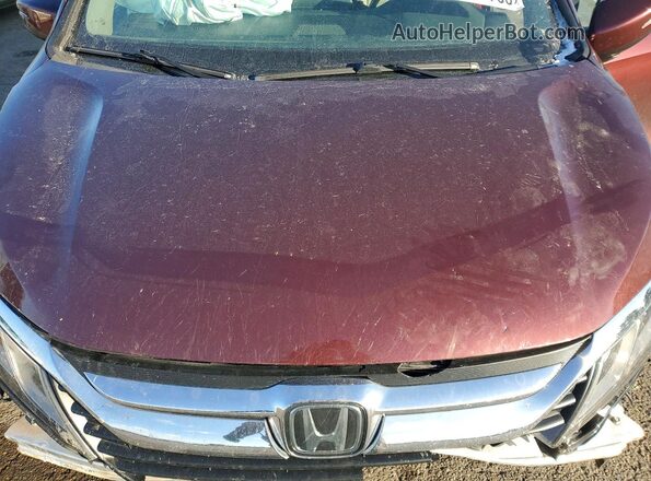 5FNRL6H77KB138299 2019 HONDA ODYSSEY Burgundy Vista del compartimento del motor