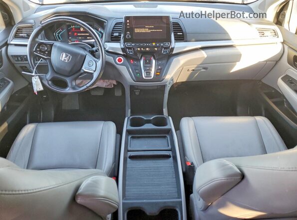 5FNRL6H79KB044361 2019 HONDA ODYSSEY Blue Вид панелі приладів