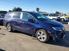 2019 Honda Odyssey Exl Blue vin: 5FNRL6H79KB044361
