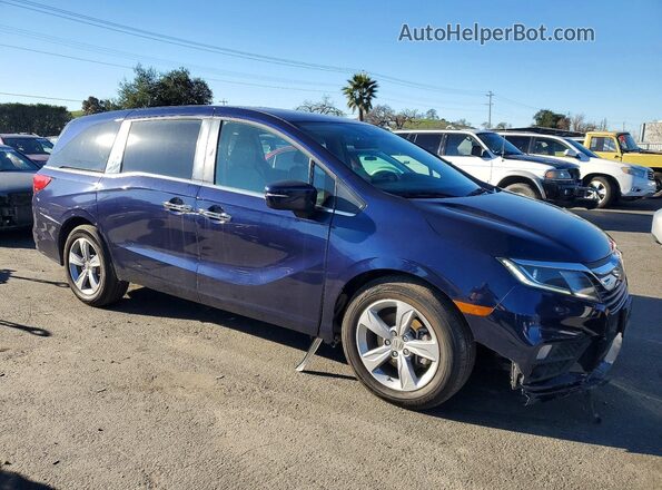 5FNRL6H79KB044361 2019 HONDA ODYSSEY Blue Передня права чверть