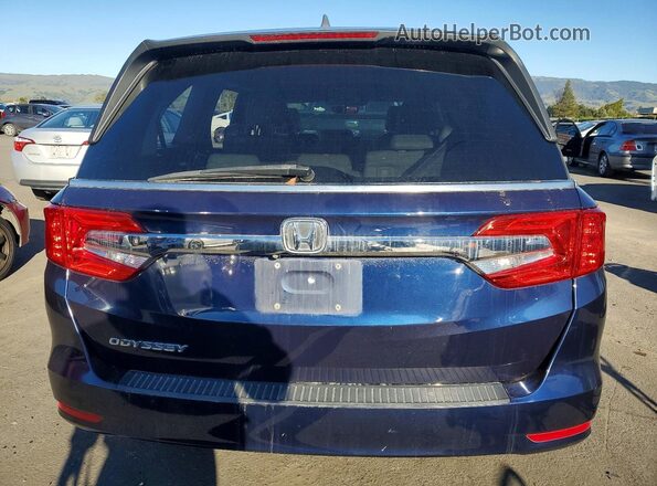 5FNRL6H79KB044361 2019 HONDA ODYSSEY Blue Вид ззаду