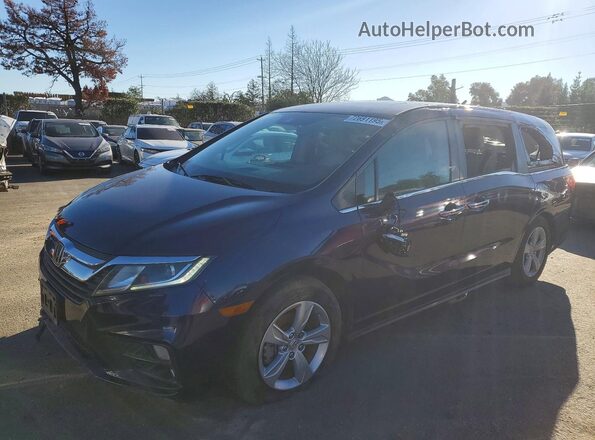 5FNRL6H79KB044361 2019 HONDA ODYSSEY Blue Передня ліва чверть