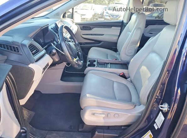 5FNRL6H79KB044361 2019 HONDA ODYSSEY Blue Вид салону спереду