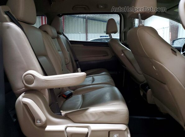 5FNRL6H79KB111072 2019 HONDA ODYSSEY White Widok wnętrza z tyłu