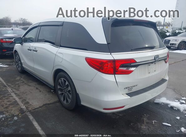 5FNRL6H79NB043652 2022 HONDA ODYSSEY Белый Задняя левая четверть