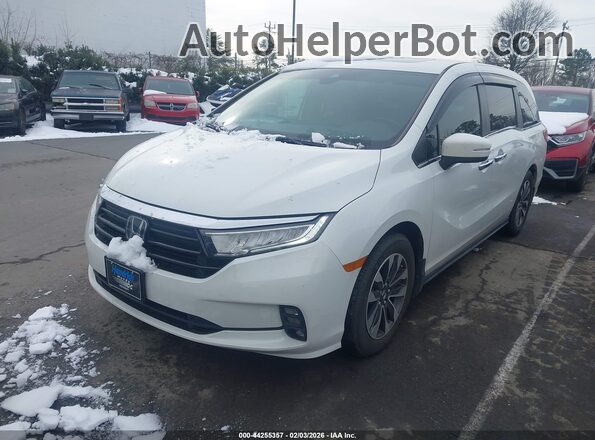 5FNRL6H79NB043652 2022 HONDA ODYSSEY Белый Передняя левая четверть