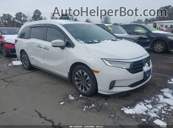 5FNRL6H79NB043652 2022 HONDA ODYSSEY Белый Передняя правая четверть