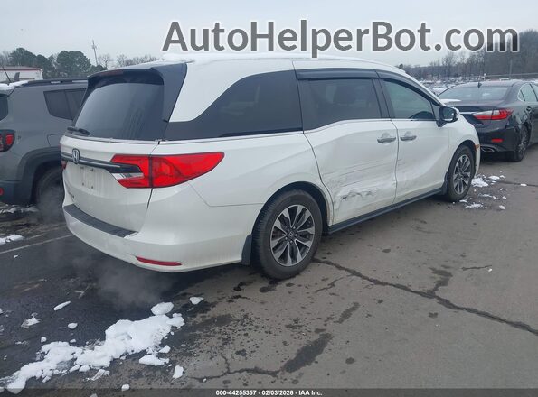 5FNRL6H79NB043652 2022 HONDA ODYSSEY Белый Задняя правая четверть