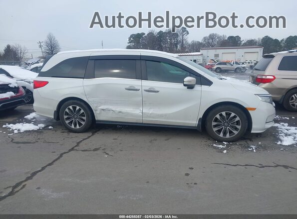 5FNRL6H79NB043652 2022 HONDA ODYSSEY Белый Вид задней части салона