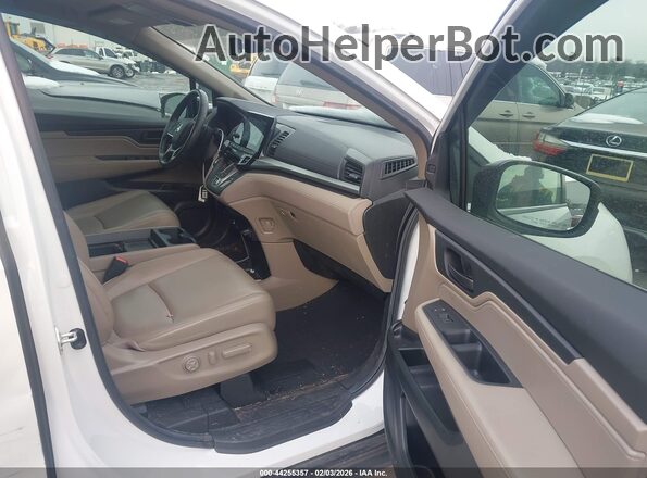 5FNRL6H79NB043652 2022 HONDA ODYSSEY Белый Вид салона спереди