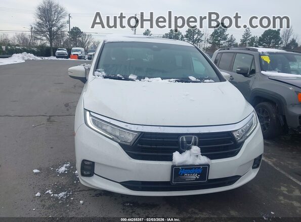 5FNRL6H79NB043652 2022 HONDA ODYSSEY Белый Вид щитка приборов