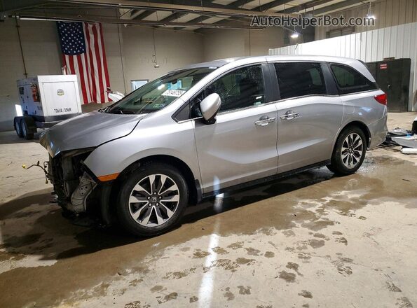 5FNRL6H79NB047698 2022 HONDA ODYSSEY Silver Передня ліва чверть