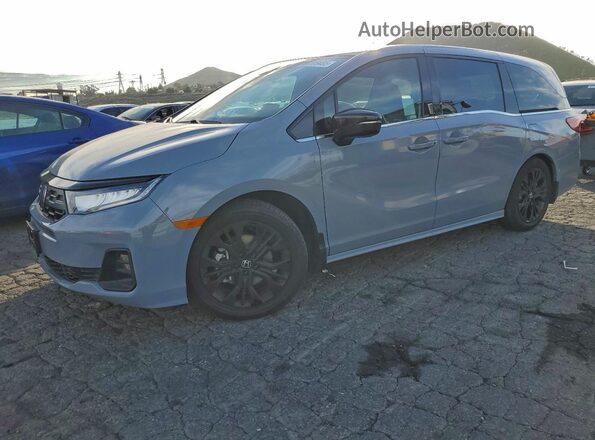 5FNRL6H79SB081894 2025 HONDA ODYSSEY Gray Vista tres cuartos delantera izquierda