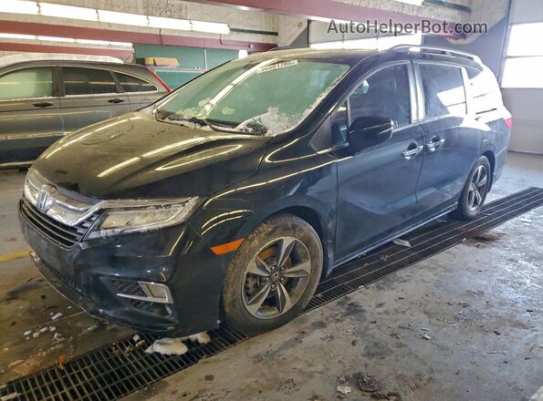 5FNRL6H82KB051449 2019 HONDA ODYSSEY Черный Передняя левая четверть