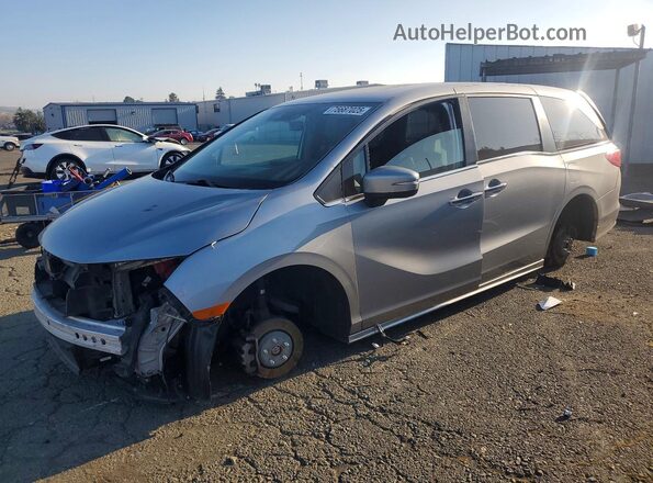 5FNRL6H82KB116607 2019 HONDA ODYSSEY Серый Передняя левая четверть