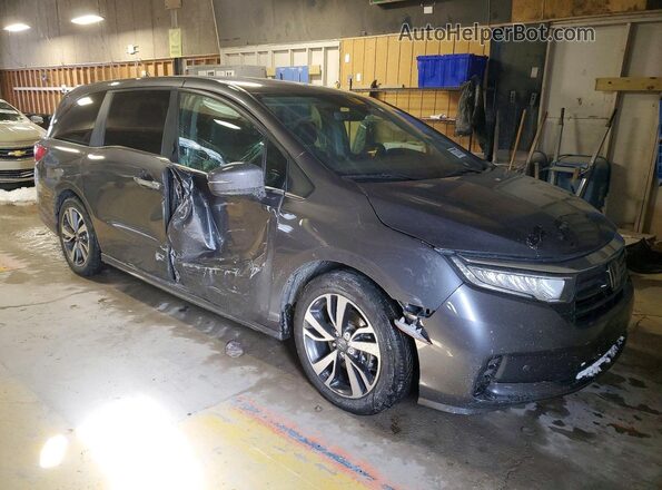 5FNRL6H82PB005725 2023 HONDA ODYSSEY Charcoal Передня права чверть
