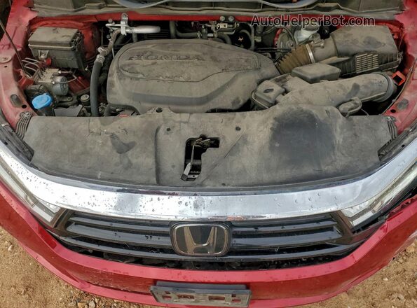 5FNRL6H83NB058253 2022 HONDA ODYSSEY Красный Вид подкапотного пространства