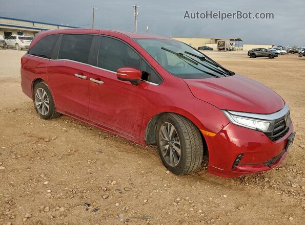 5FNRL6H83NB058253 2022 HONDA ODYSSEY Красный Передняя правая четверть