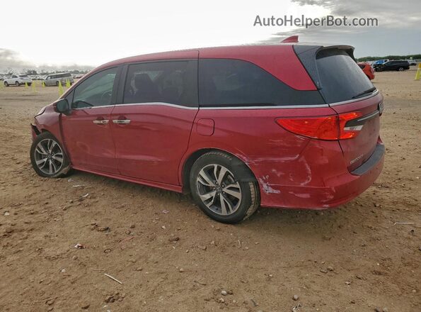 5FNRL6H83NB058253 2022 HONDA ODYSSEY Красный Задняя левая четверть