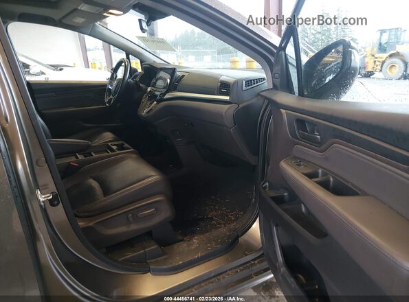 5FNRL6H85JB010540 2018 HONDA ODYSSEY Gray Vista interior delantera