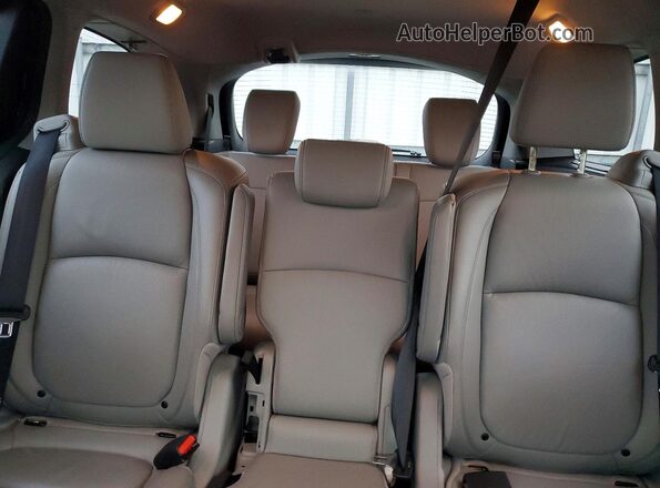 5FNRL6H85JB020985 2018 HONDA ODYSSEY Blue Вид задніх сидінь