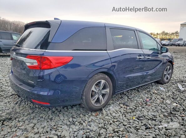 5FNRL6H85JB020985 2018 HONDA ODYSSEY Blue Задня права чверть