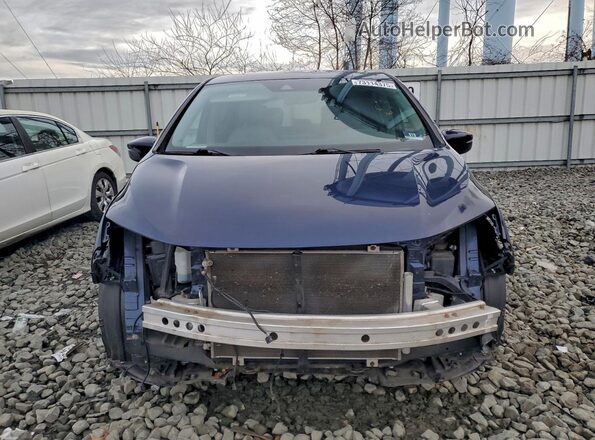 5FNRL6H85JB020985 2018 HONDA ODYSSEY Blue Вид спереду