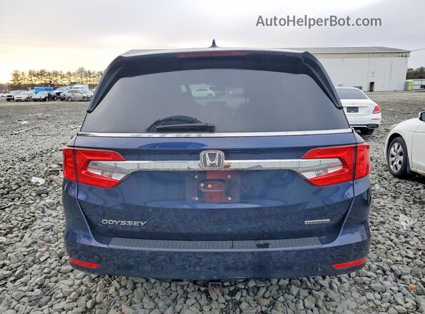 5FNRL6H85JB020985 2018 HONDA ODYSSEY Blue Вид ззаду