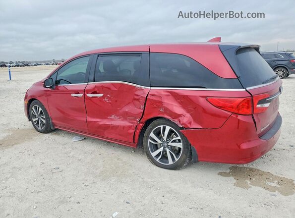 5FNRL6H88NB066932 2022 HONDA ODYSSEY Красный Задняя левая четверть
