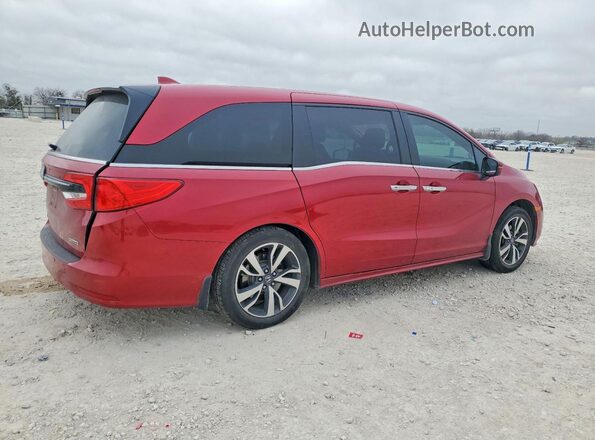 5FNRL6H88NB066932 2022 HONDA ODYSSEY Красный Задняя правая четверть